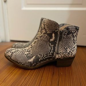 Lucky Brand Snakeskin Boots